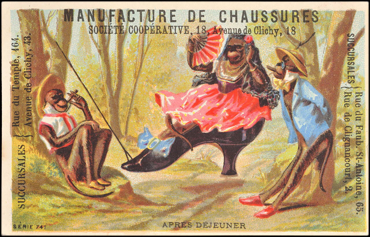 P. Aubry carte réclame chromo Ile-de-France, France 1877 1995.1.2369.1 Photo