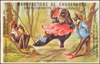 P. Aubry carte réclame chromo Ile-de-France, France 1877 1995.1.2369.1 Photo