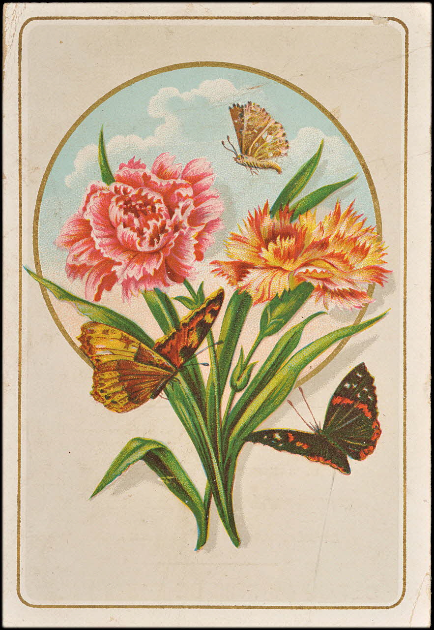 Association d'éditeurs de chromos carte réclame chromo Paris 1889 1995.1.2425.1 Photo