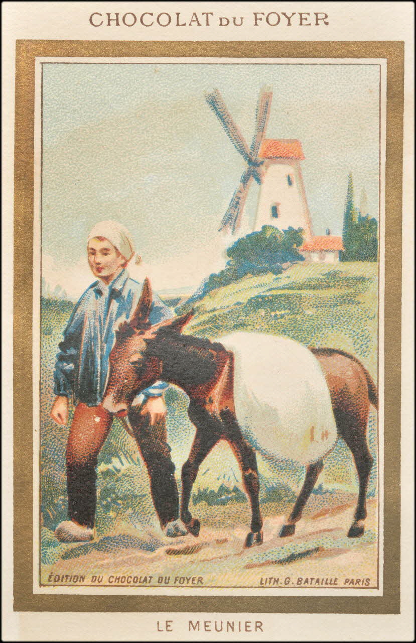 Editions du Chocolat de Foyer carte réclame chromo Paris 1887-1894 1995.1.2451.3 Photo