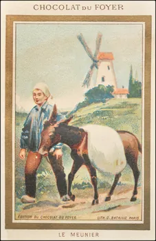 Editions du Chocolat de Foyer carte réclame chromo Paris 1887-1894 1995.1.2451.3  Photo