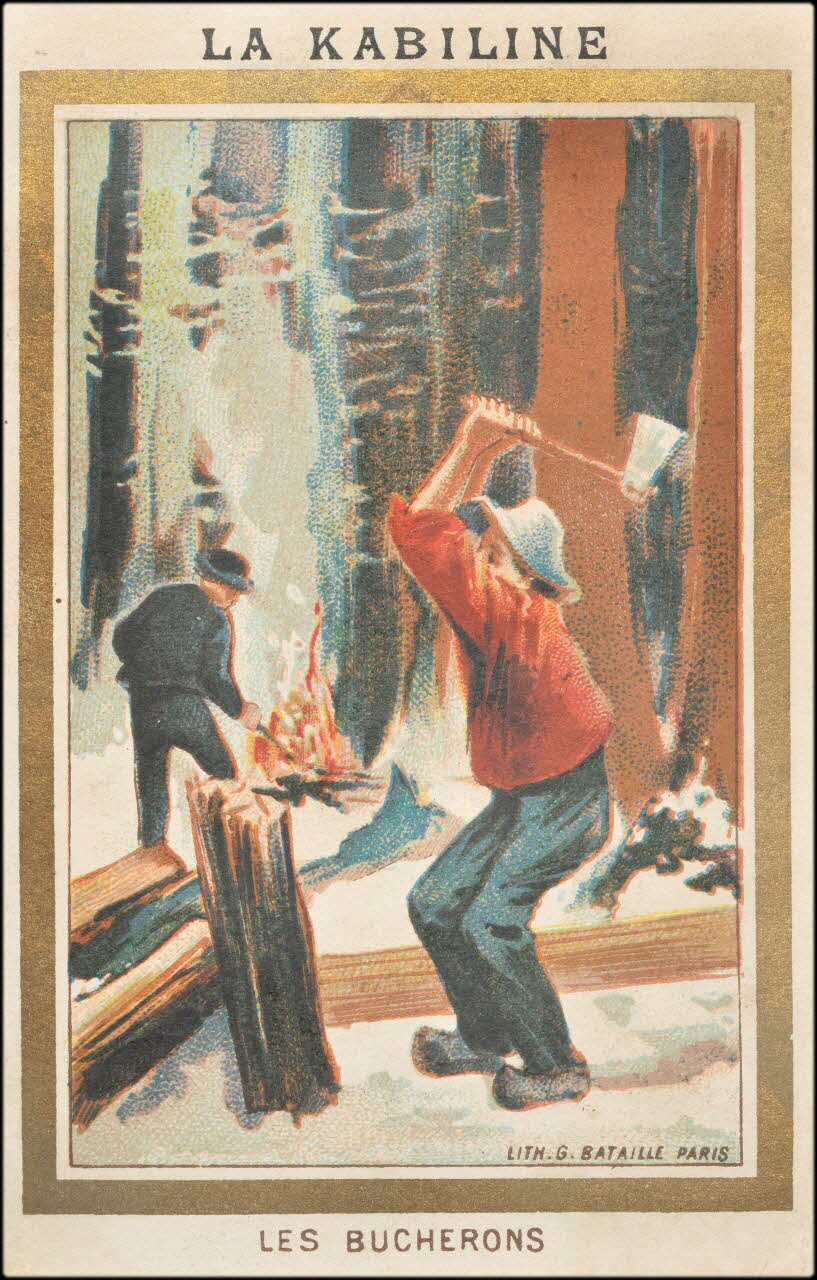 carte réclame chromo Paris 1887-1894 1995.1.2451.4 Photo