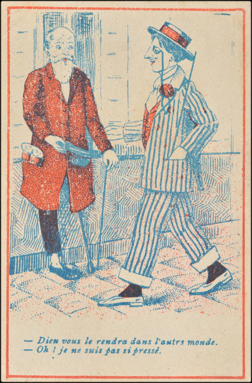 Sénécaut ; Lis E. carte réclame chromo Paris 1900 1995.1.2482.2 Photo