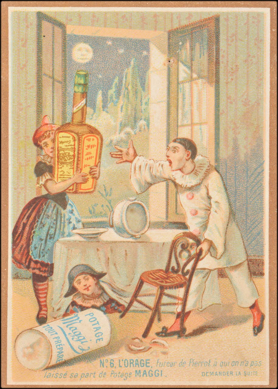 carte réclame chromo Paris 1878-1885 1995.1.2485.5 Photo