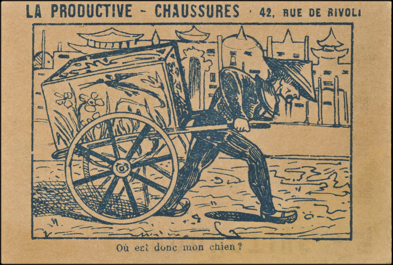 Sénécaut ; Lis E. carte réclame chromo Roubaix 1900 1995.1.2489.1 Photo