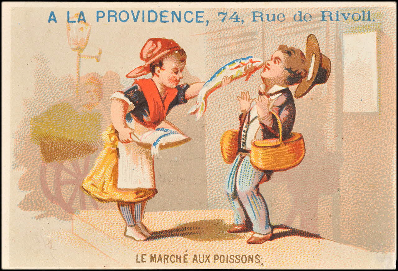 carte réclame chromo Paris 1878-1885 1995.1.2518.6 Photo