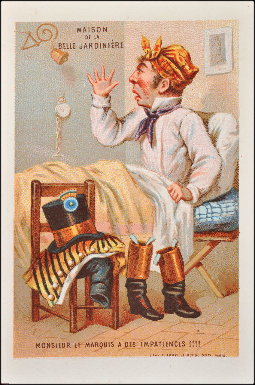 carte réclame chromo Paris 1875-1886 1995.1.252.4 Photo