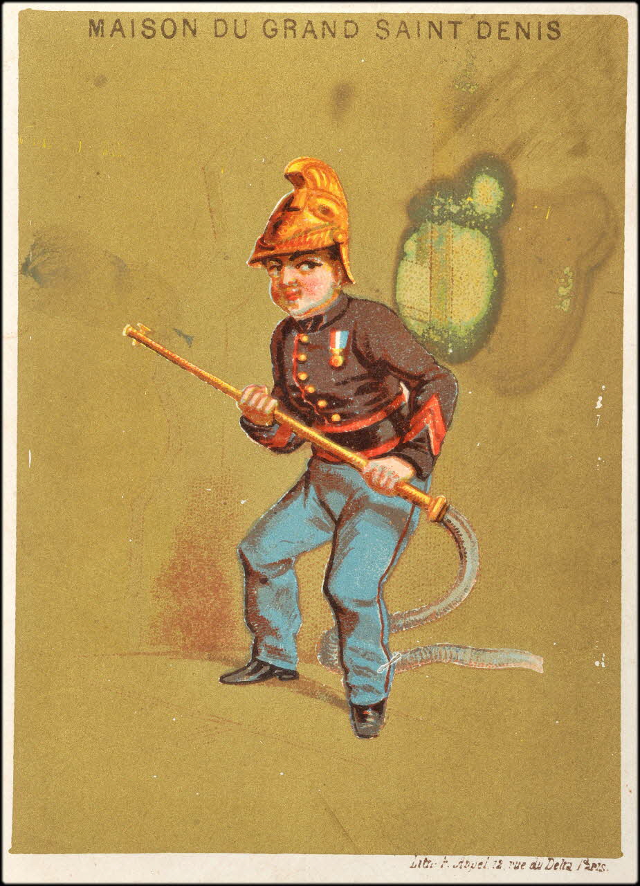 carte réclame chromo Paris 1875-1886 1995.1.254.4 Photo