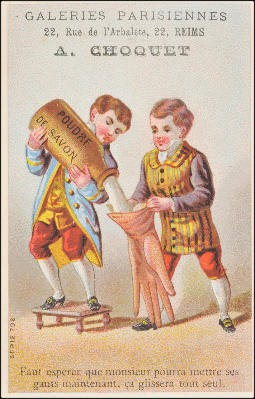 Association d'éditeurs de chromos carte réclame chromo Paris 1876-1878 1995.1.261.3 Photo