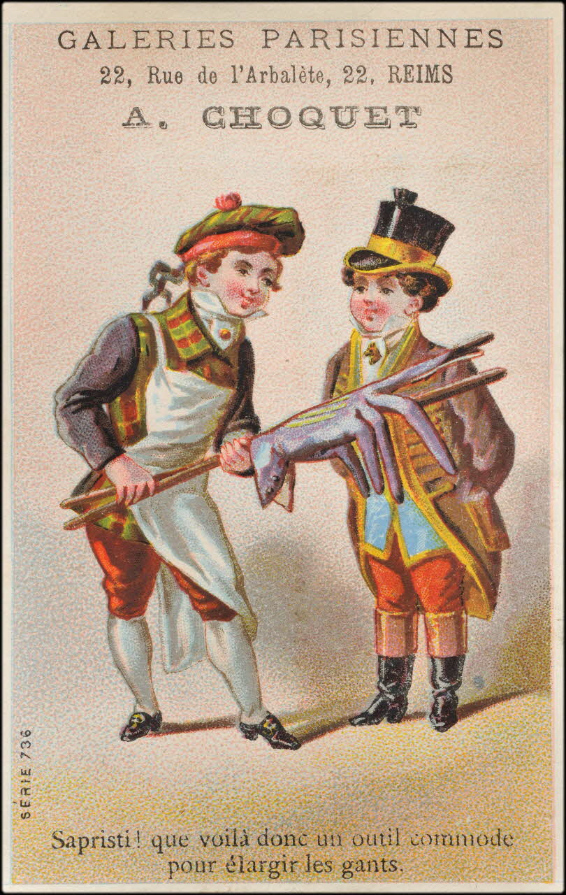 Association d'éditeurs de chromos carte réclame chromo Paris 1876-1878 1995.1.261.6 Photo