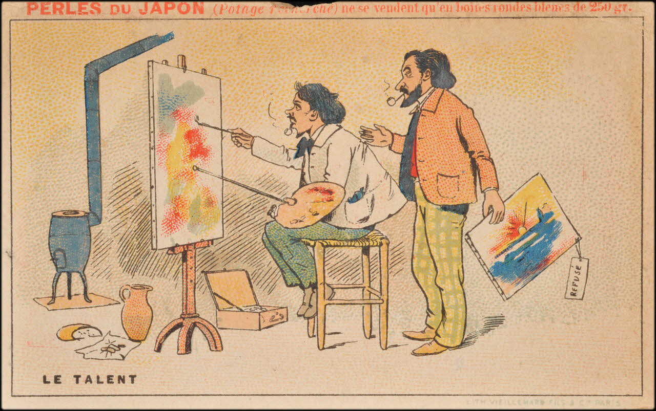 Baster & Vieillemard carte réclame chromo Paris 1878-1914 1995.1.2675.66 Photo