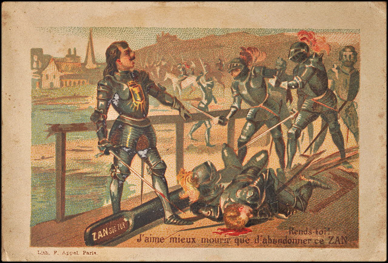 carte réclame chromo Paris 1875-1890 1995.1.2783.1 Photo