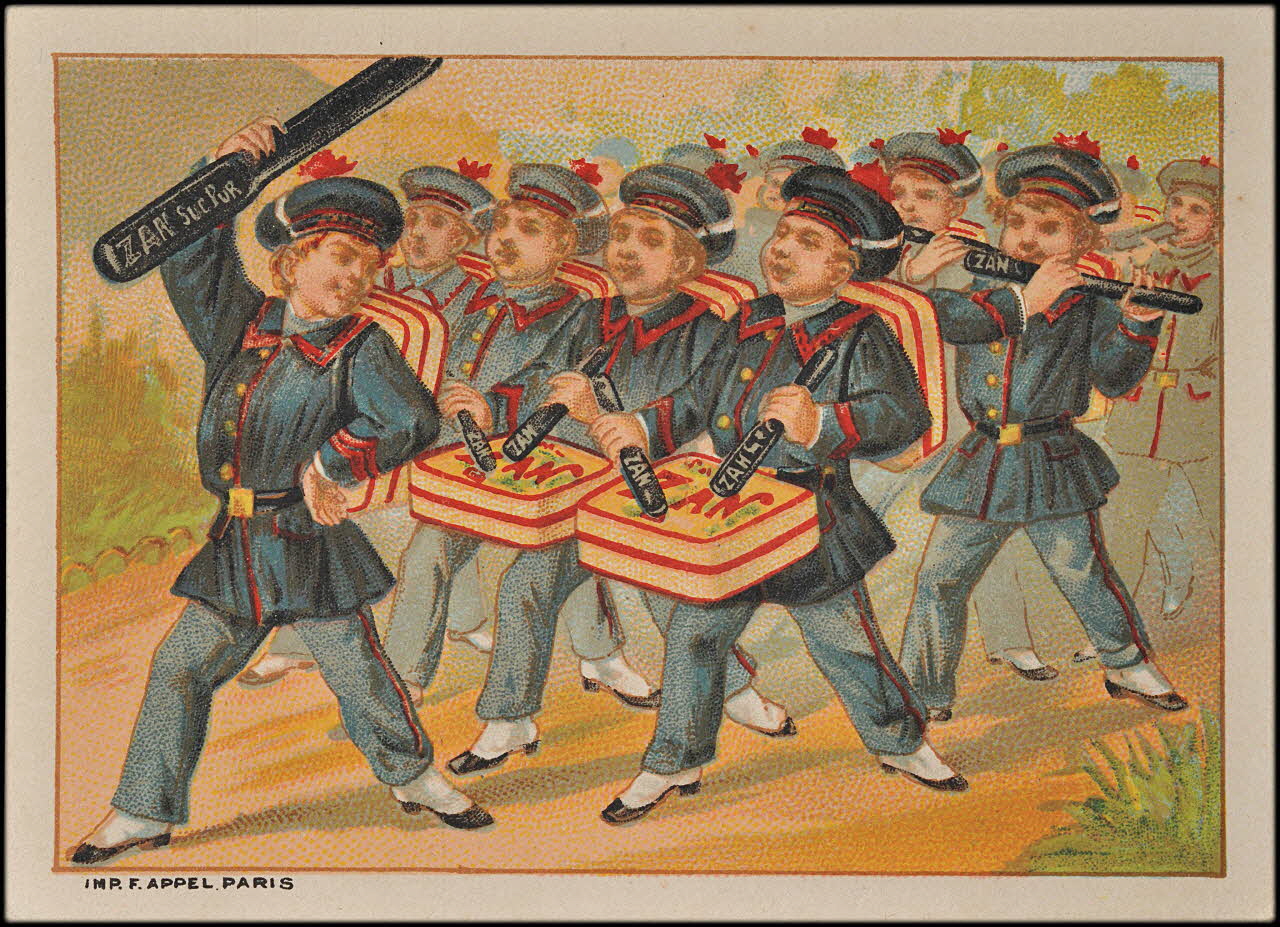 carte réclame chromo Paris 1875-1890 1995.1.2784.1 Photo