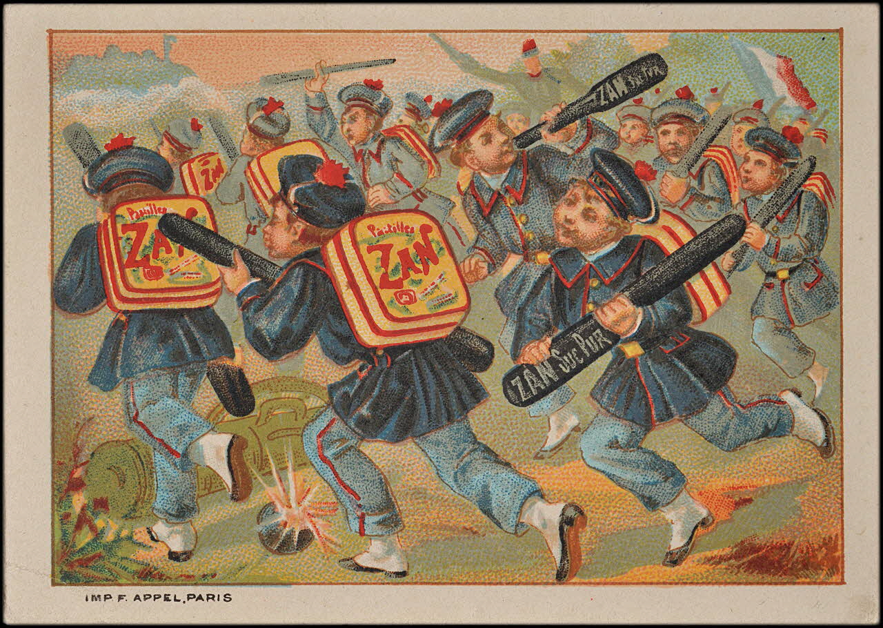 carte réclame chromo Paris 1875-1890 1995.1.2784.2 Photo