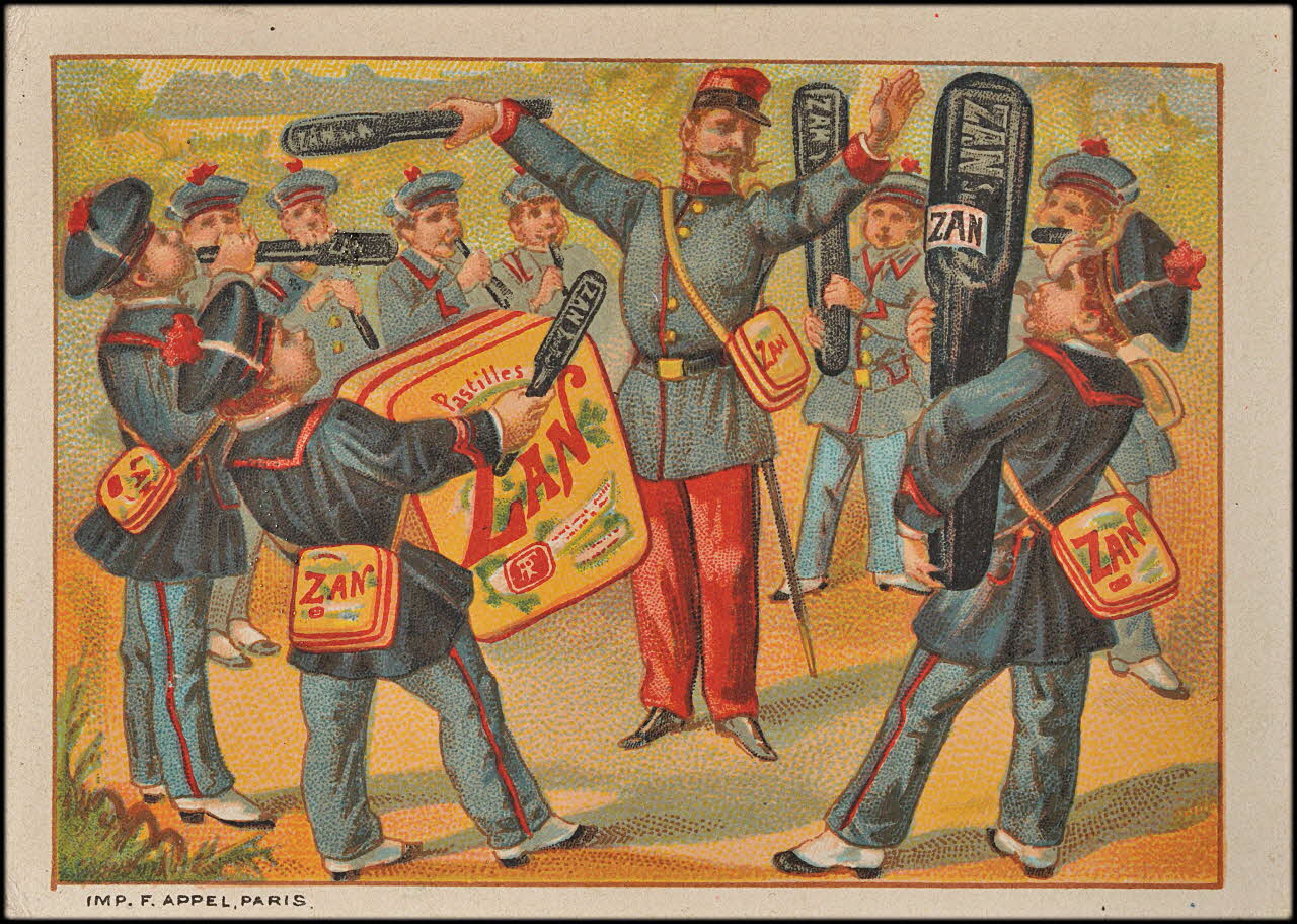 carte réclame chromo Paris 1875-1890 1995.1.2784.3 Photo