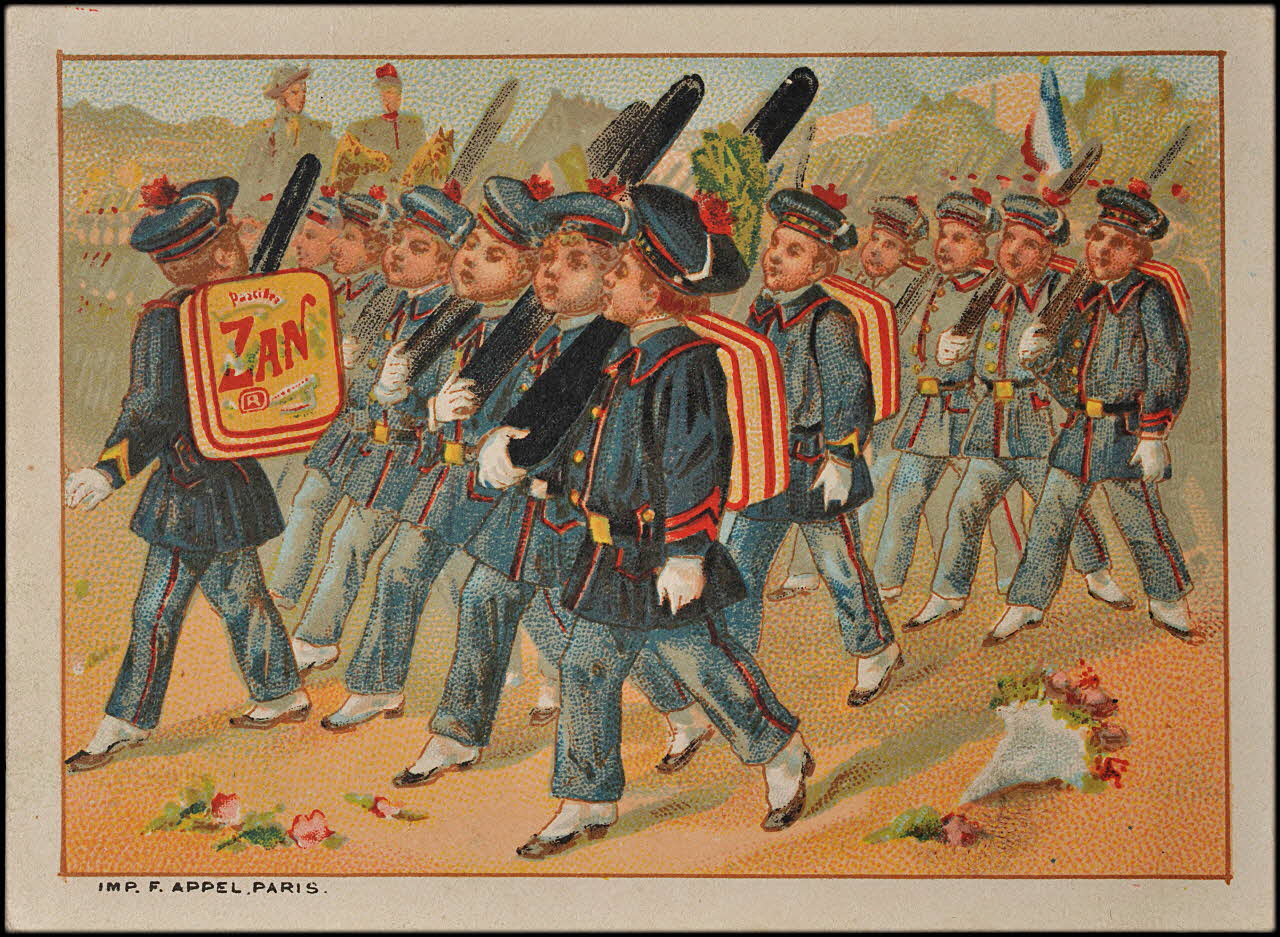 carte réclame chromo Paris 1875-1890 1995.1.2784.4 Photo