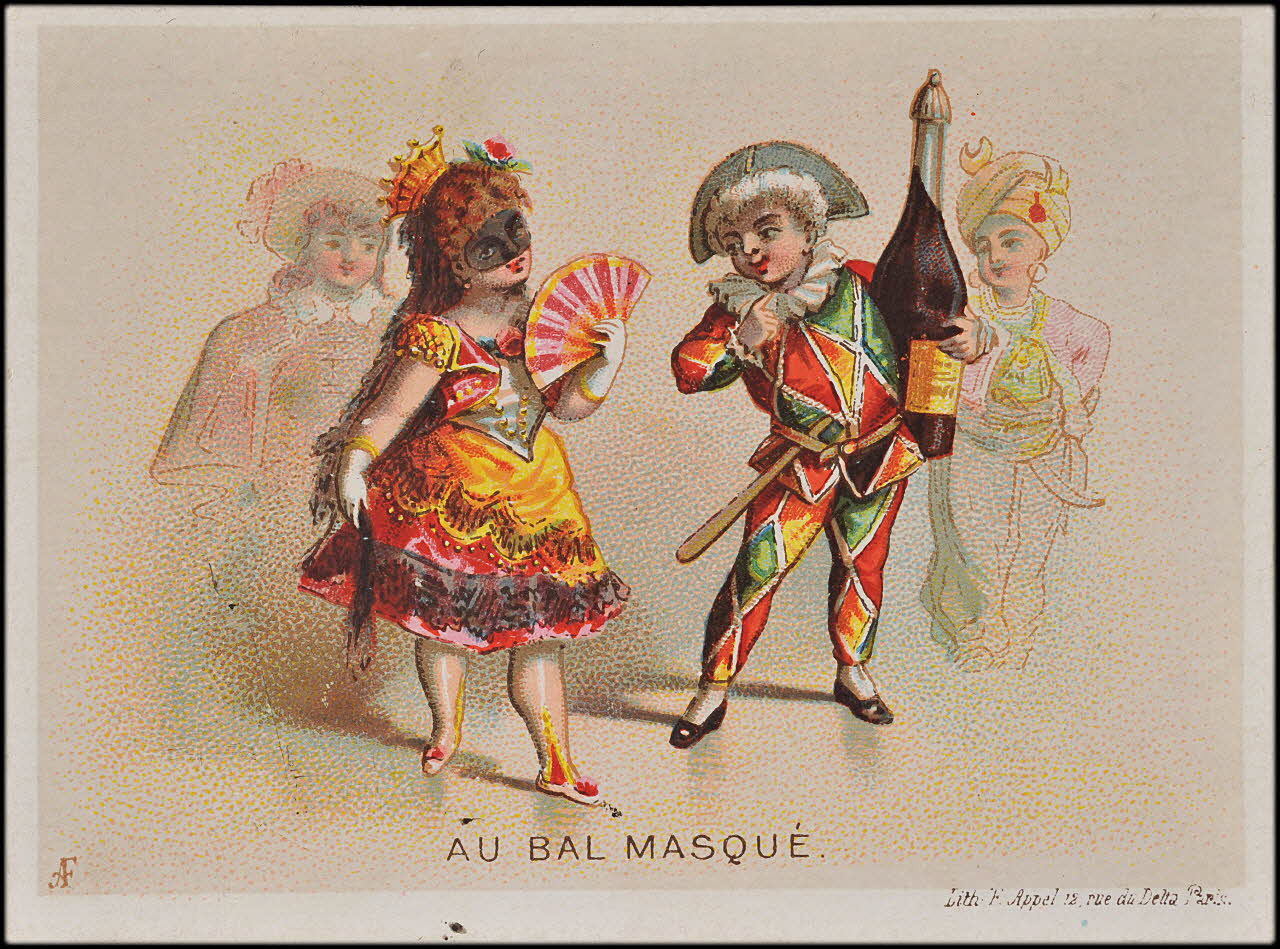 carte réclame chromo Paris 1875-1886 1995.1.2785.2 Photo