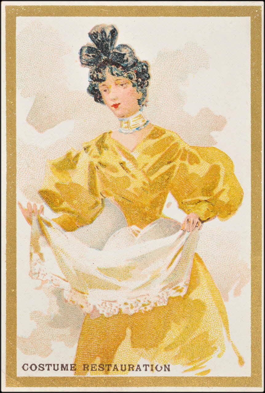 Sénécaut carte réclame chromo Roubaix 1878-1900 1995.1.2789.4 Photo