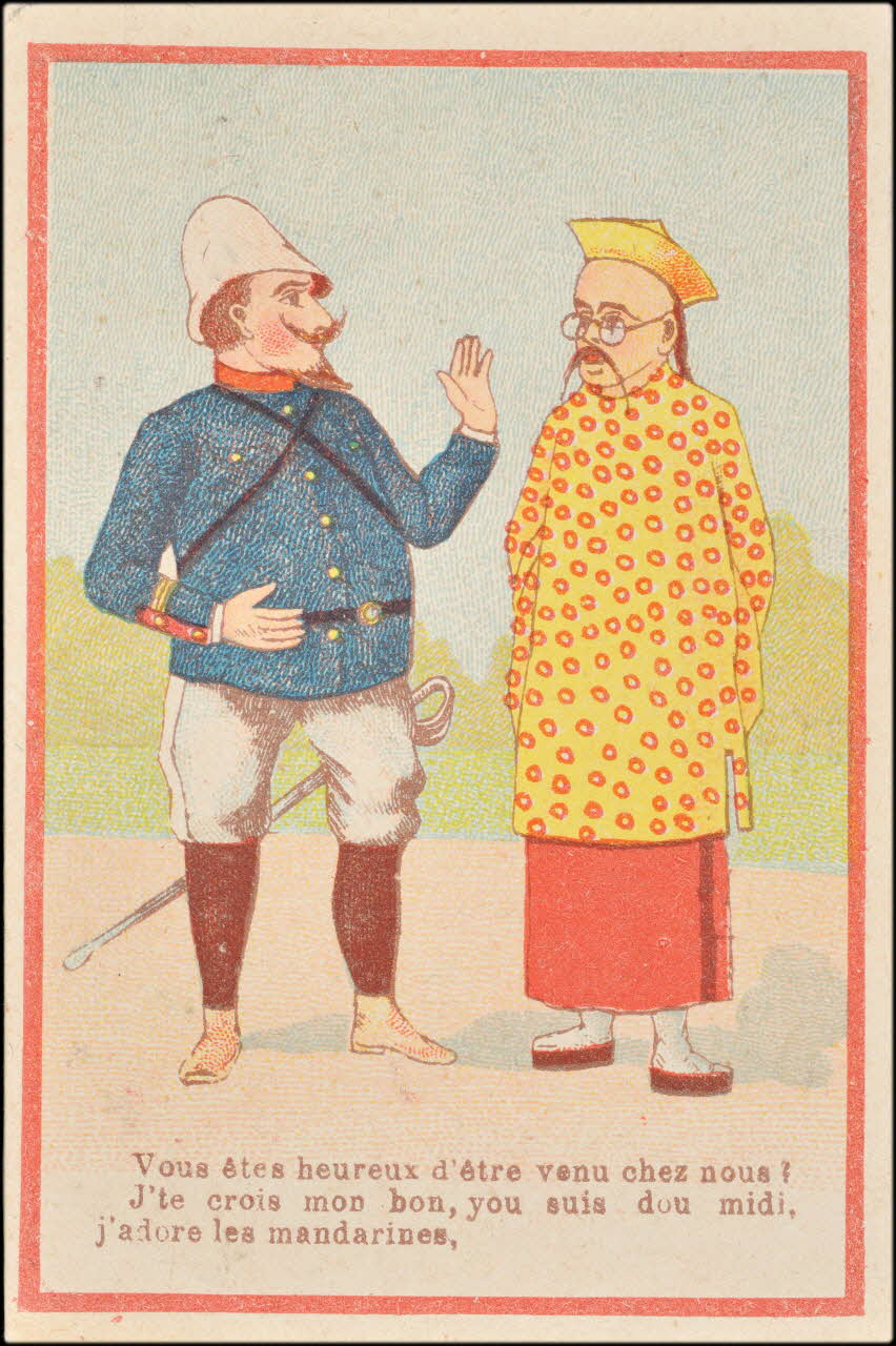 Sénécaut carte réclame chromo Roubaix 1878-1900 1995.1.2792.3 Photo