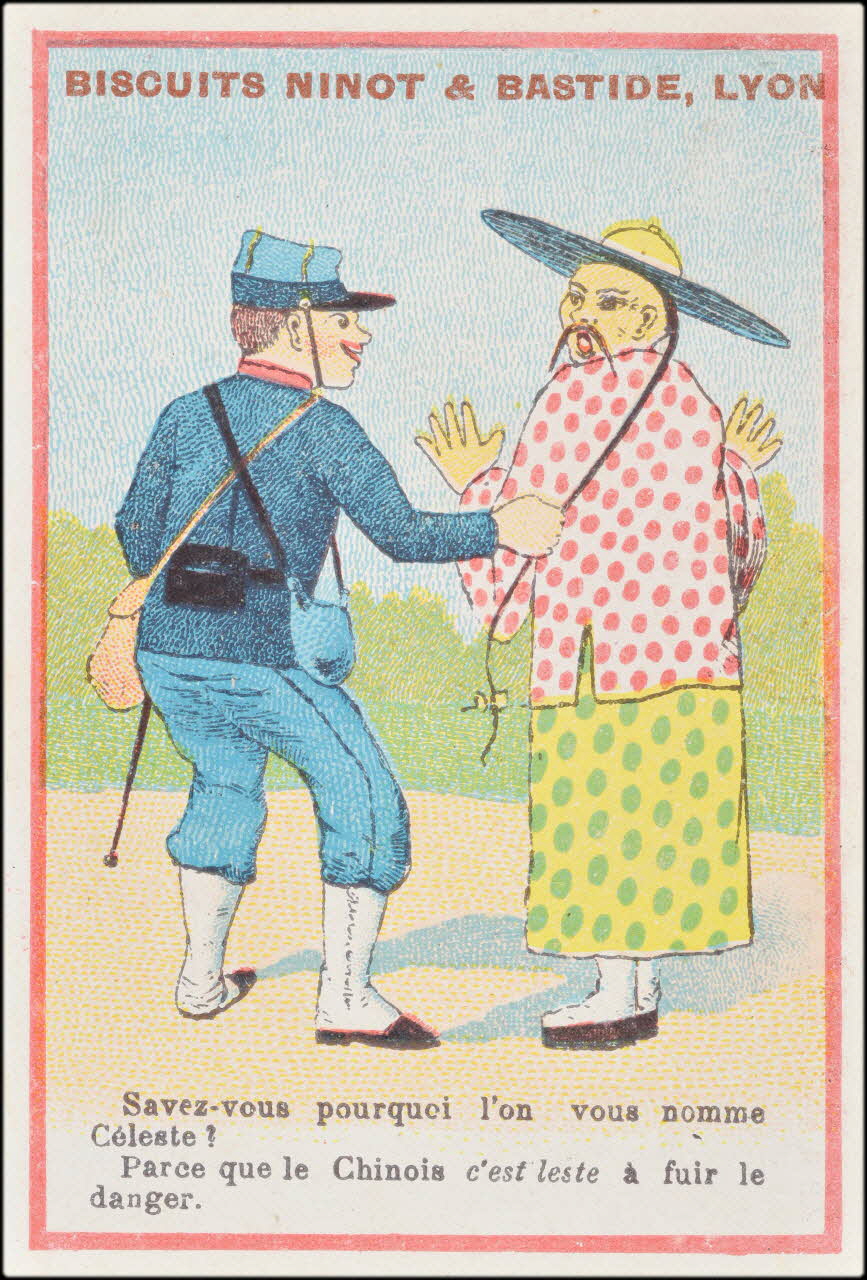 Sénécaut carte réclame chromo Roubaix 1878-1900 1995.1.2792.5 Photo