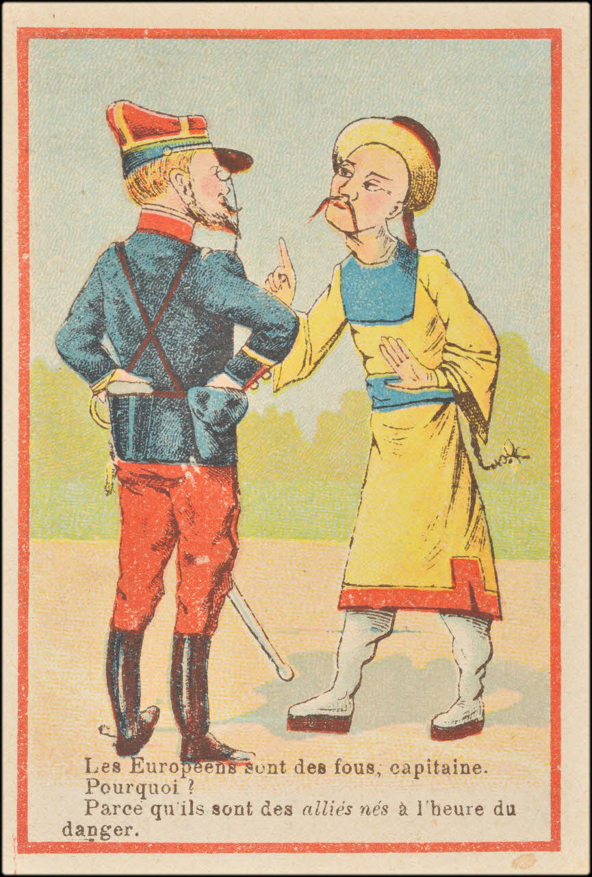 Sénécaut carte réclame chromo Roubaix 1878-1900 1995.1.2792.6 Photo