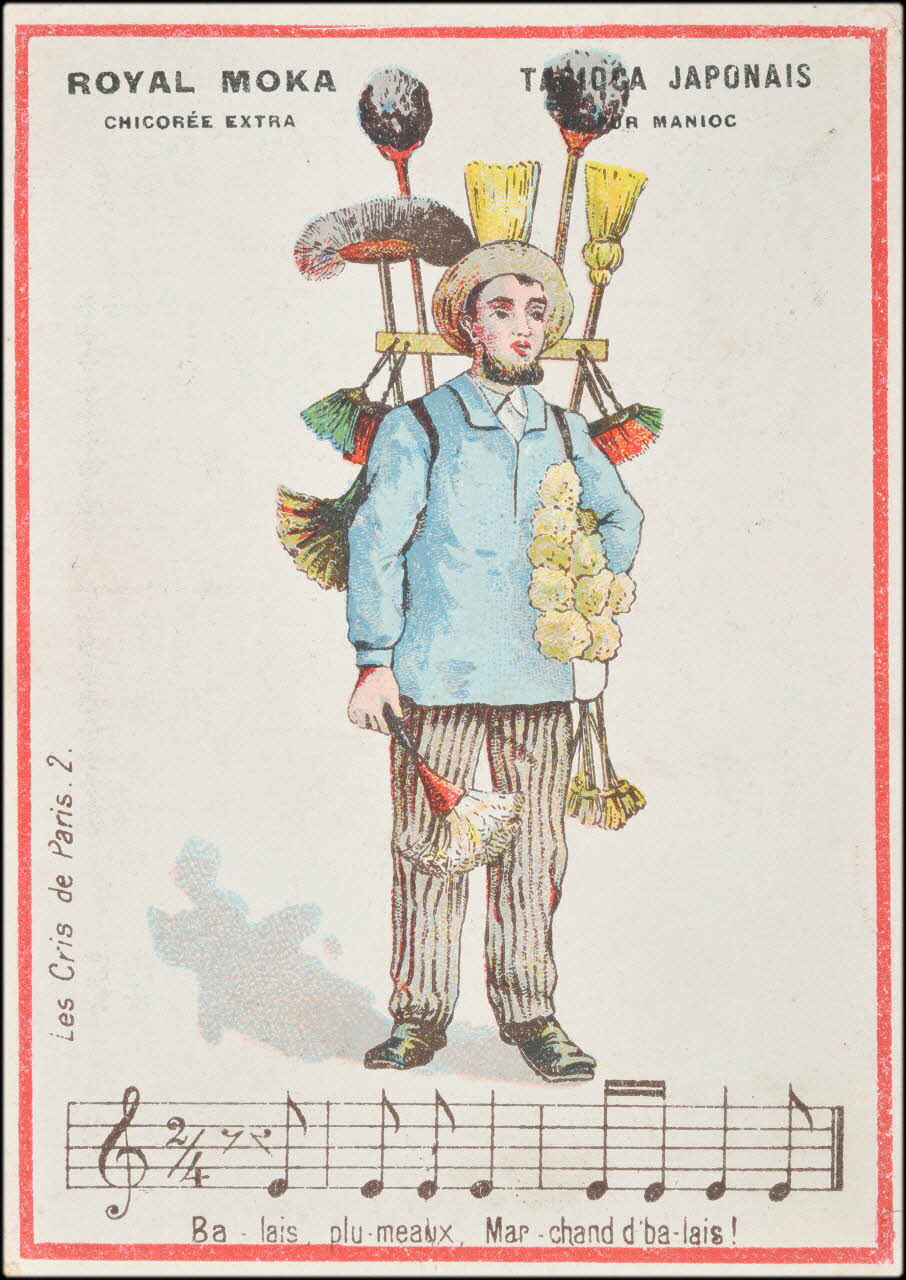 Sénécaut carte réclame chromo Roubaix 1878-1900 1995.1.2793.1 Photo