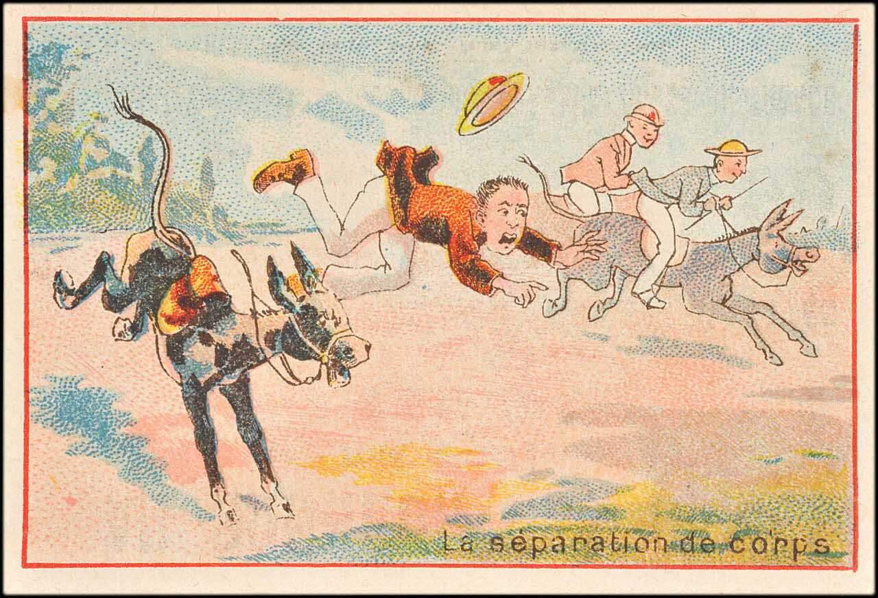 Sénécaut ; Worms P. carte réclame chromo Paris 1878-1900 1995.1.2799.2 Photo