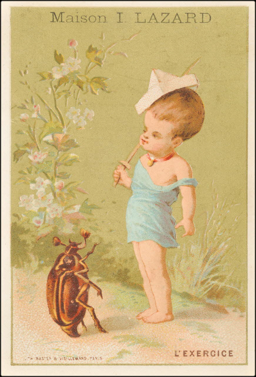 Baster & Vieillemard carte réclame chromo Paris 1878-1914 1995.1.3103.4 Photo