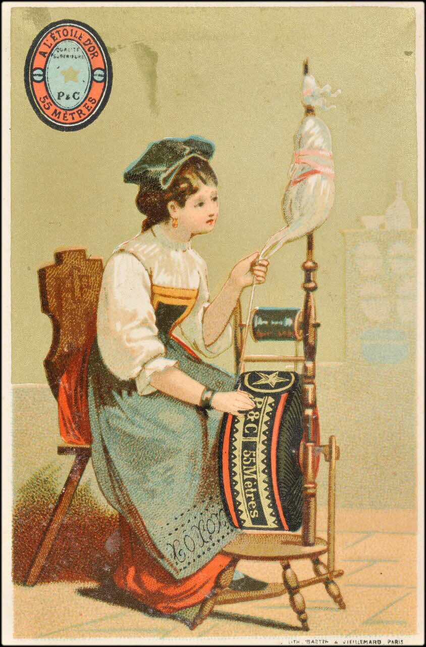 Baster & Vieillemard carte réclame chromo Paris 1878-1914 1995.1.3105.3 Photo