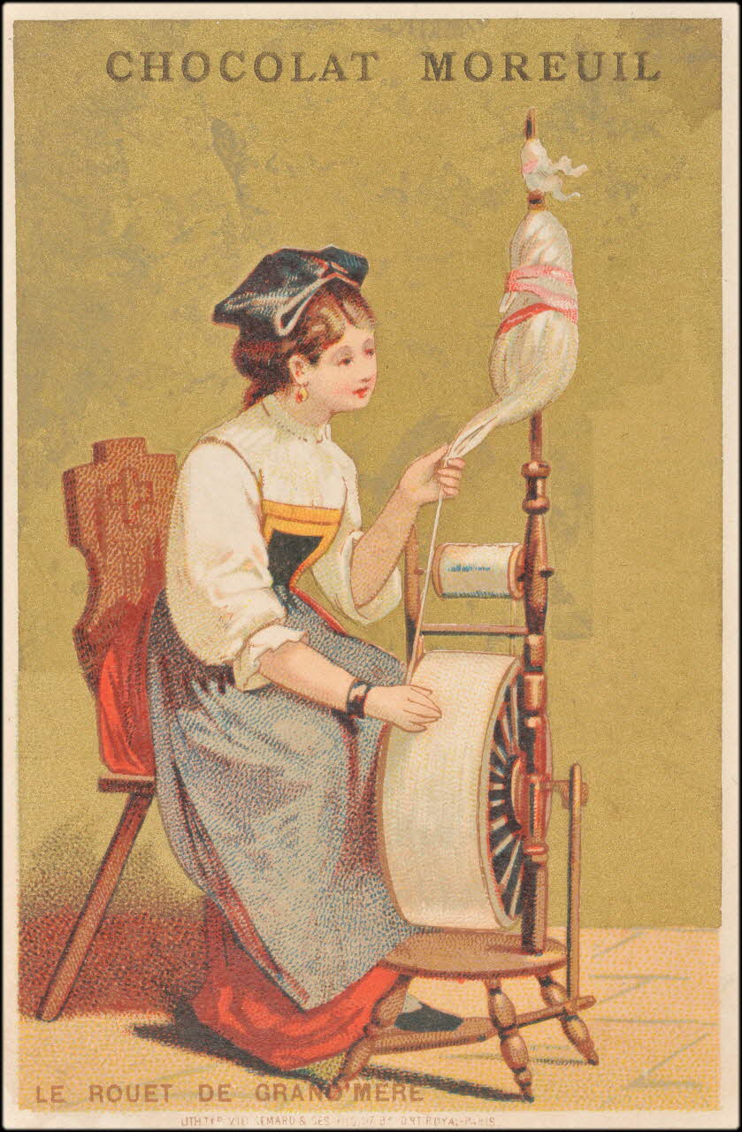 Baster & Vieillemard carte réclame chromo Paris 1886-1889 1995.1.3105.4 Photo