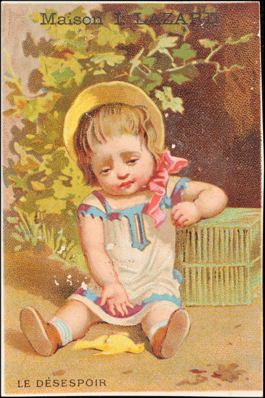 Baster & Vieillemard carte réclame chromo Paris 1878-1885 1995.1.3106.2 Photo