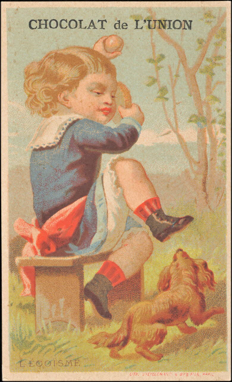 Baster & Vieillemard carte réclame chromo Paris 1886-1895 1995.1.3106.3 Photo