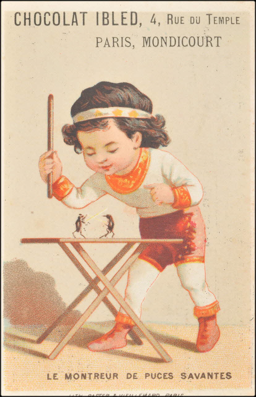 Baster & Vieillemard carte réclame chromo Paris 1886-1895 1995.1.3108.5 Photo