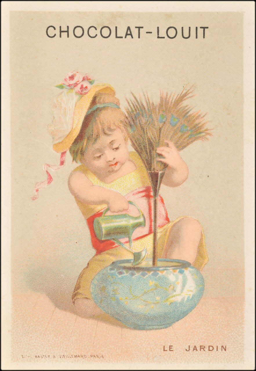 Baster & Vieillemard carte réclame chromo Paris 1878-1914 1995.1.3109.1 Photo