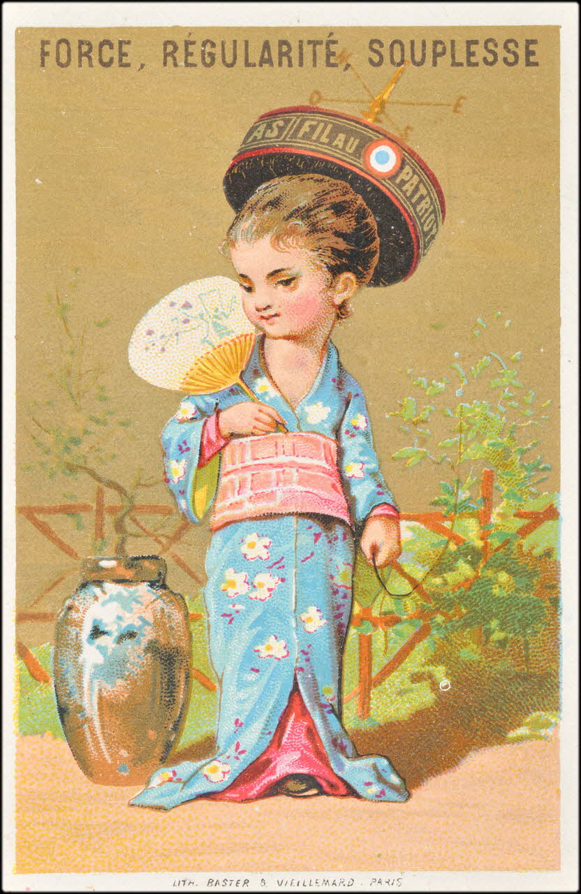 Baster & Vieillemard carte réclame chromo Paris 1878-1914 1995.1.3110.3 Photo