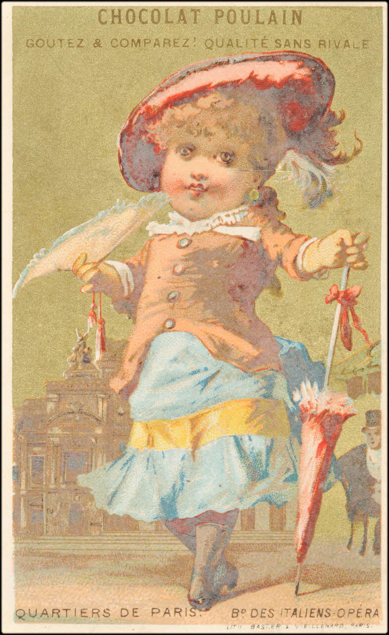 Baster et Vieillemard (éditeur), Lissarague carte réclame chromo Paris 1878-1914 1995.1.3111.1 Photo