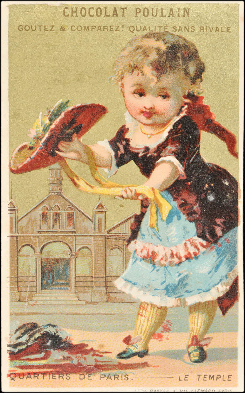 Baster et Vieillemard (éditeur), Lissarague carte réclame chromo Paris 1878-1914 1995.1.3111.12 Photo