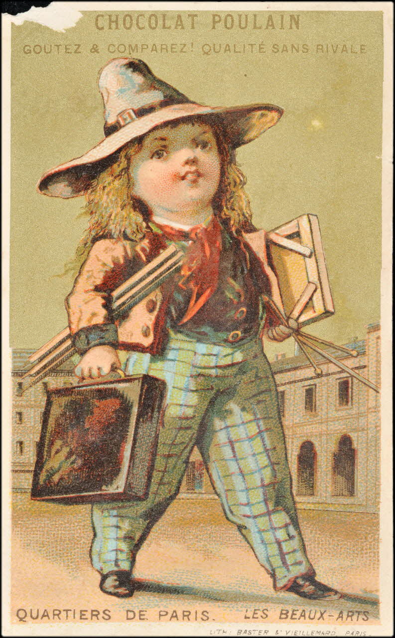 Baster et Vieillemard (éditeur), Lissarague carte réclame chromo Paris 1878-1914 1995.1.3111.2 Photo