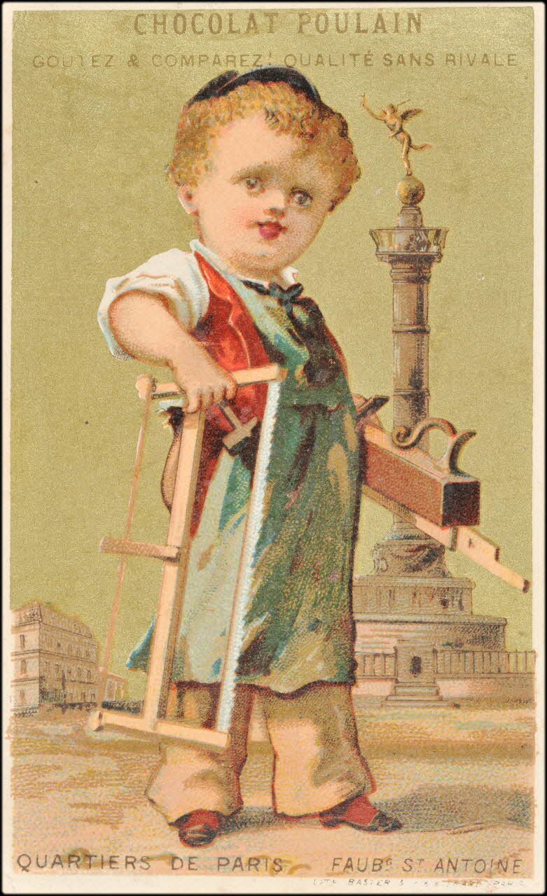 Baster et Vieillemard (éditeur), Lissarague carte réclame chromo Paris 1878-1914 1995.1.3111.4 Photo