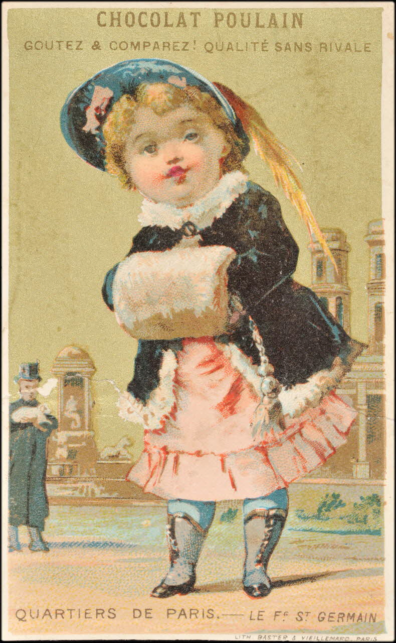 Baster et Vieillemard (éditeur), Lissarague carte réclame chromo Paris 1878-1914 1995.1.3111.5 Photo