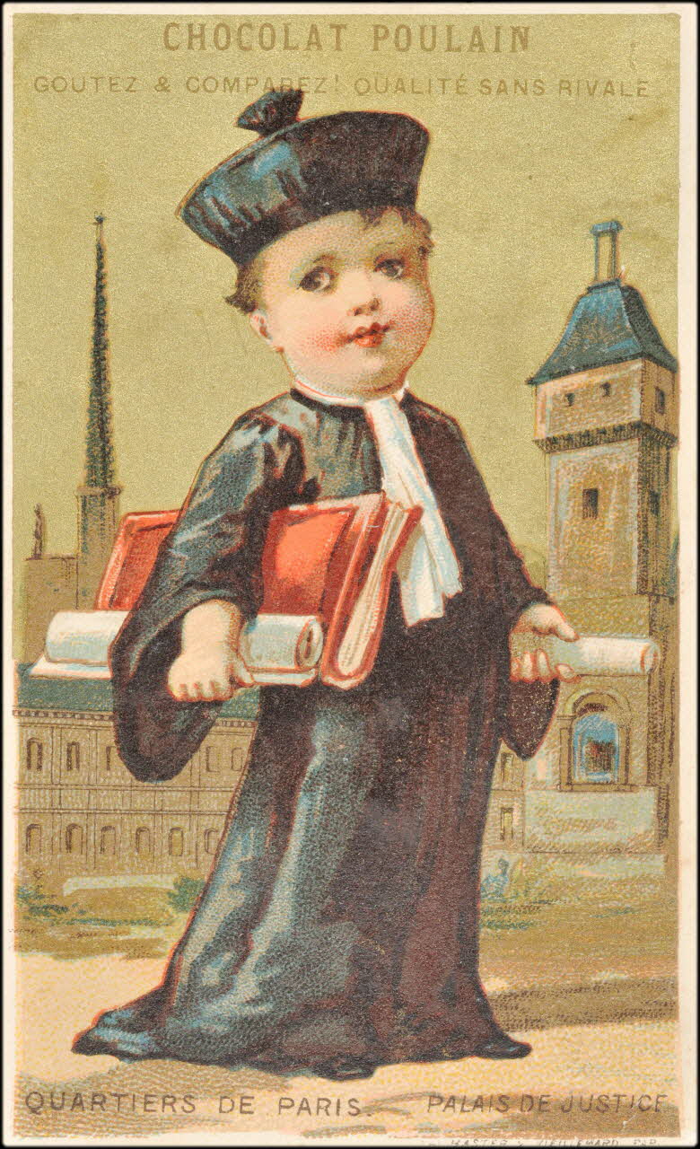 Baster et Vieillemard (éditeur), Lissarague carte réclame chromo Paris 1878-1914 1995.1.3111.8 Photo