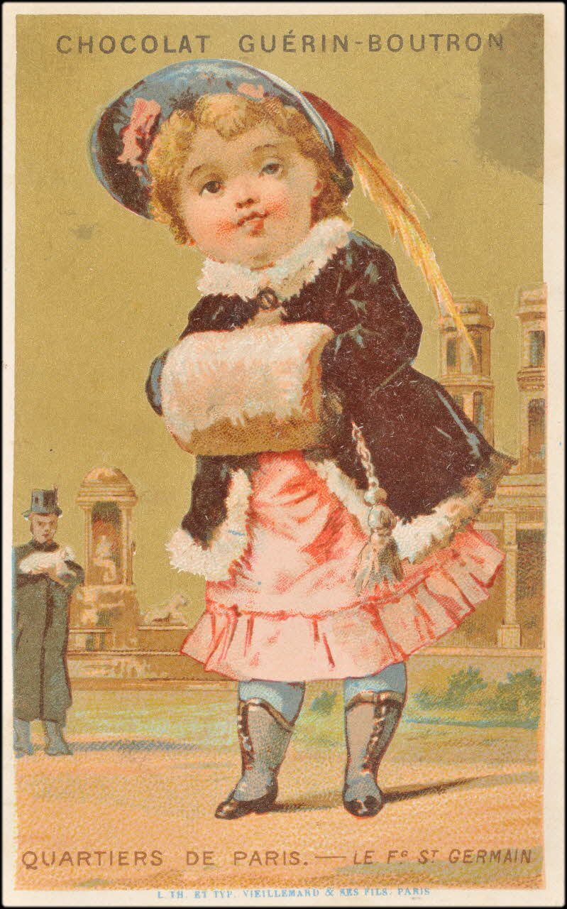 carte réclame chromo Paris 1886-1895 1995.1.3112.2 Photo