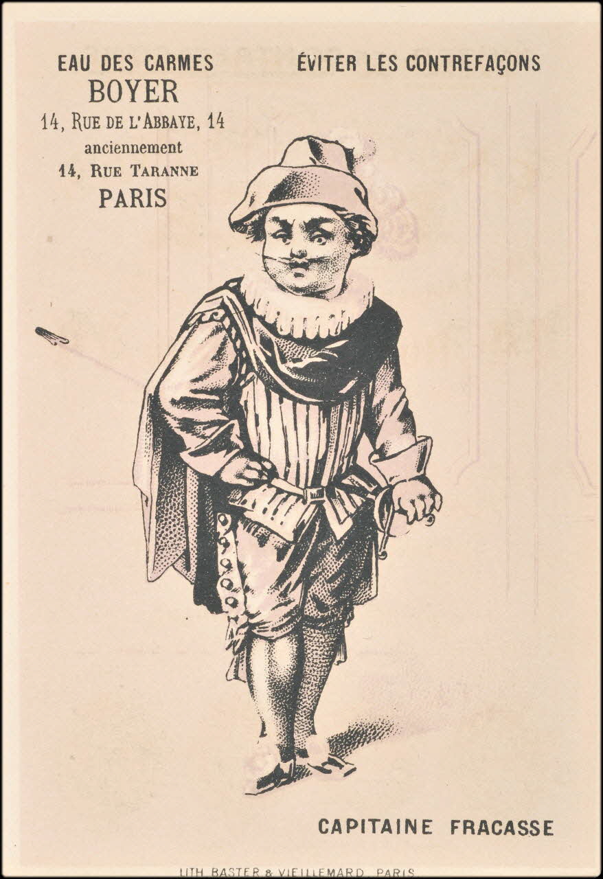 carte réclame chromo Paris 1878-1885 1995.1.3114.4 Photo