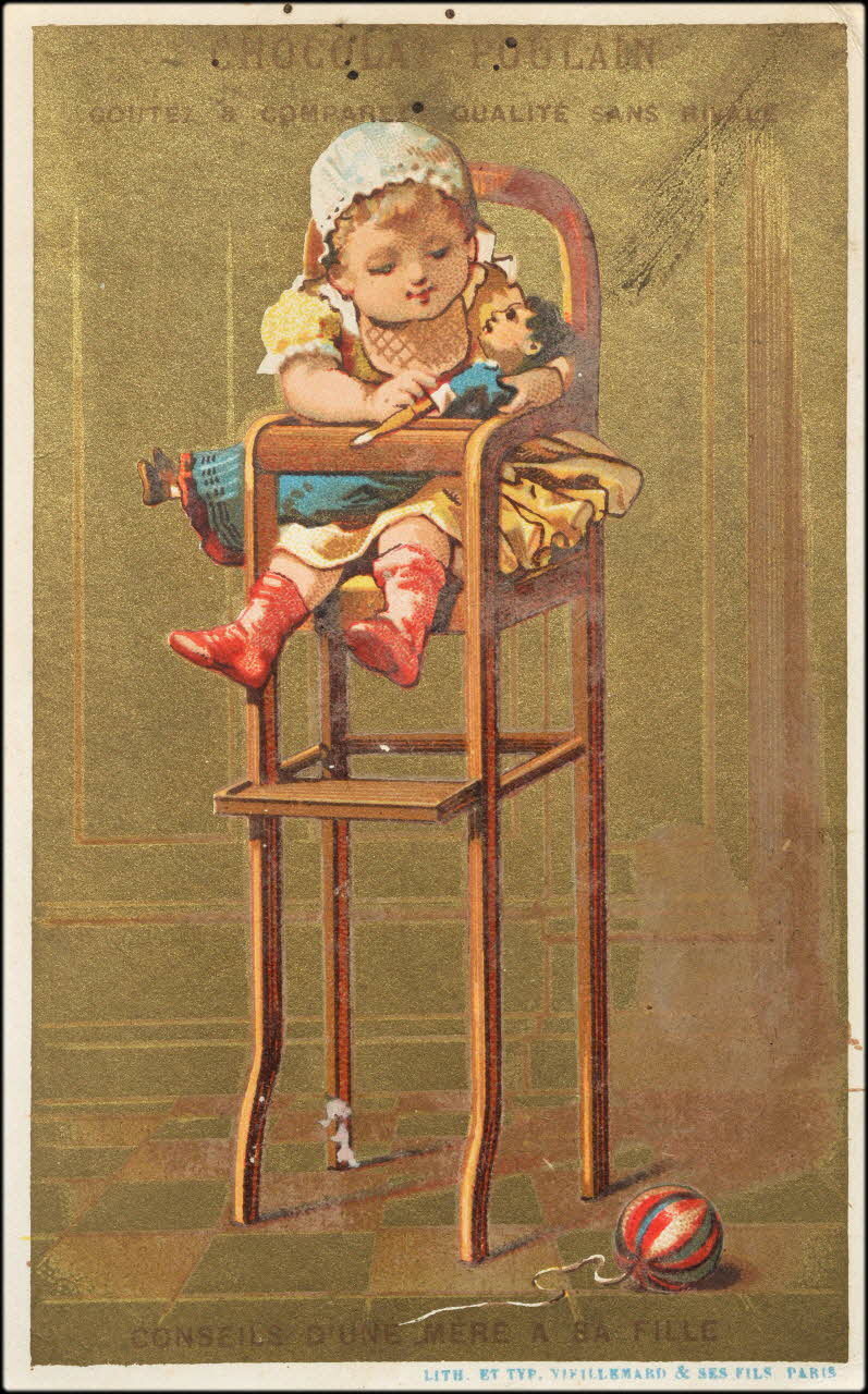 Baster et Vieillemard (éditeur), Lissarague carte réclame chromo Paris 1886-1895 1995.1.3117.1 Photo