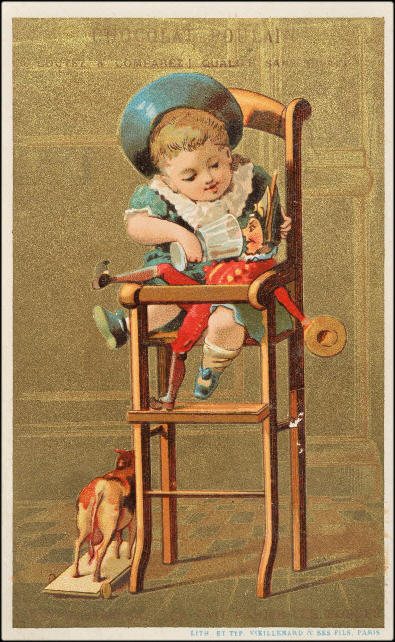 Baster et Vieillemard (éditeur), Lissarague carte réclame chromo Paris 1886-1895 1995.1.3117.3 Photo