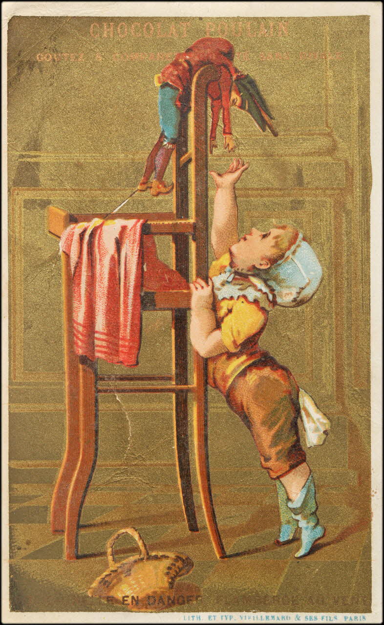 Baster et Vieillemard (éditeur), Lissarague carte réclame chromo Paris 1886-1895 1995.1.3117.4 Photo