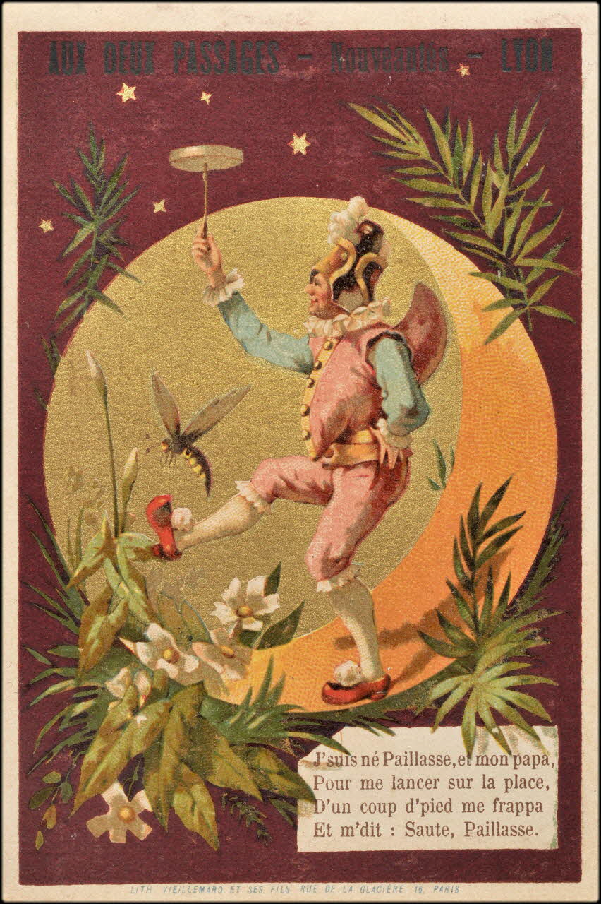 Baster & Vieillemard carte réclame chromo Paris 1889-1895 1995.1.3118.3 Photo