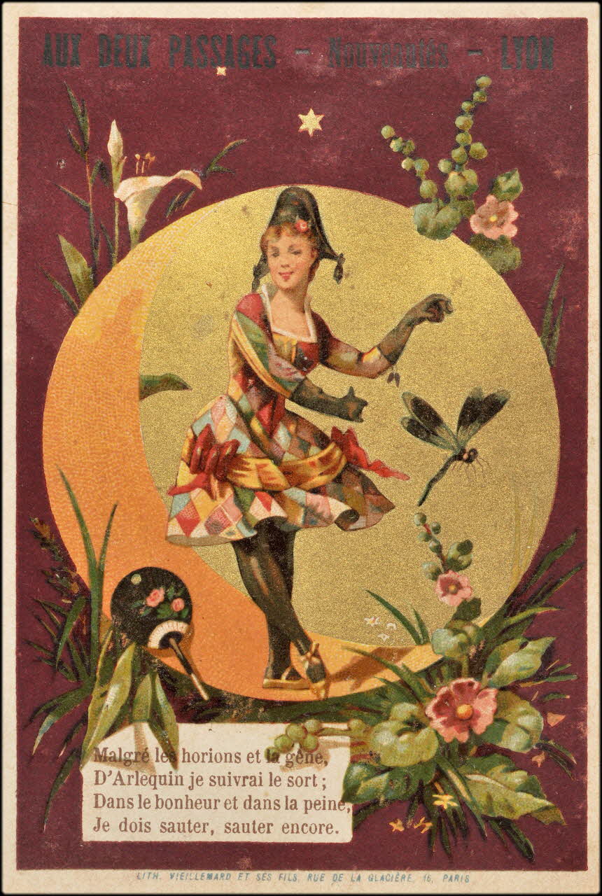 Baster & Vieillemard carte réclame chromo Paris 1889-1895 1995.1.3118.5 Photo