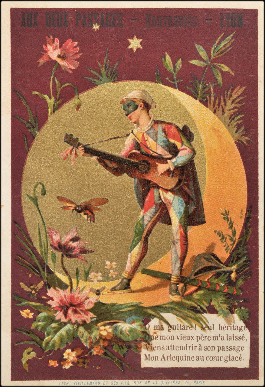 Baster & Vieillemard carte réclame chromo Paris 1889-1895 1995.1.3118.6 Photo