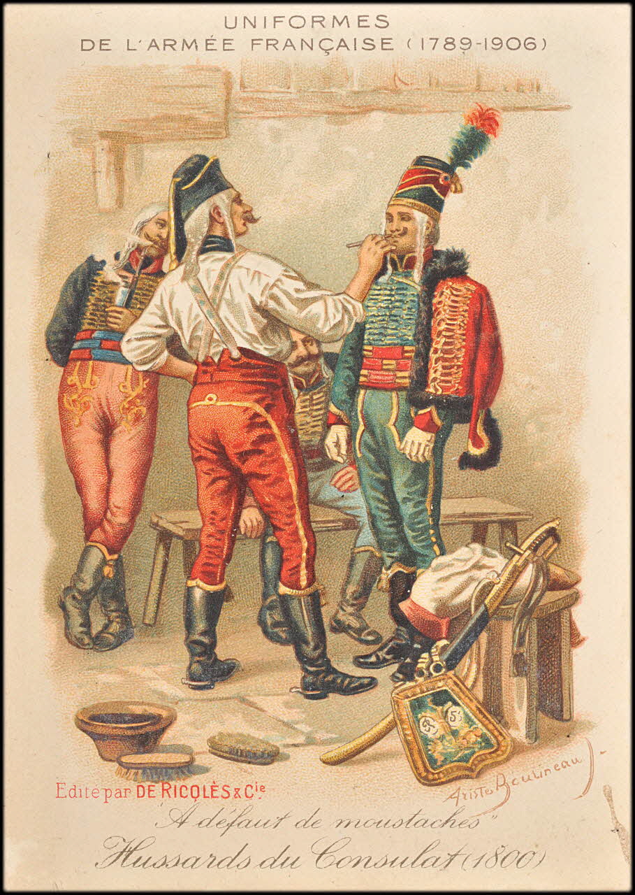 Boulineau Aristide, Baster et Vieillemard carte réclame chromo Paris 1896-1906 1995.1.3129.2 Photo